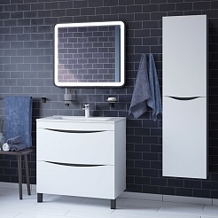 Iddis Мебель для ванной Cloud 80 белая – фотография-2